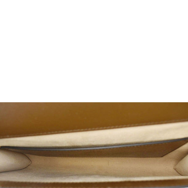 GUCCI Horsebit 1955 Small GG Supreme Canvas Shoulder Bag Beige 677286