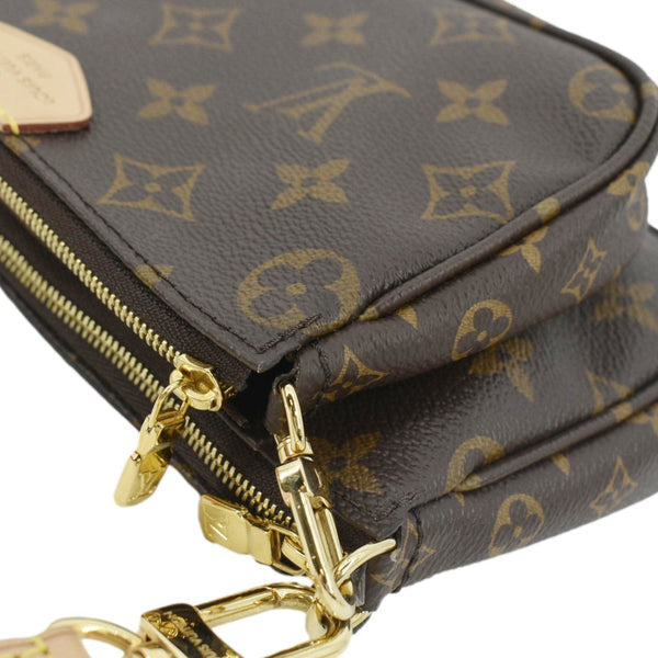 LOUIS VUITTON Multi Pochette Accessoires Monogram Canvas Shoulder Bag Light Pink