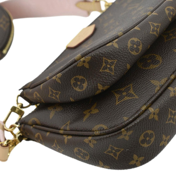 LOUIS VUITTON Multi Pochette Accessoires Monogram Canvas Shoulder Bag Light Pink