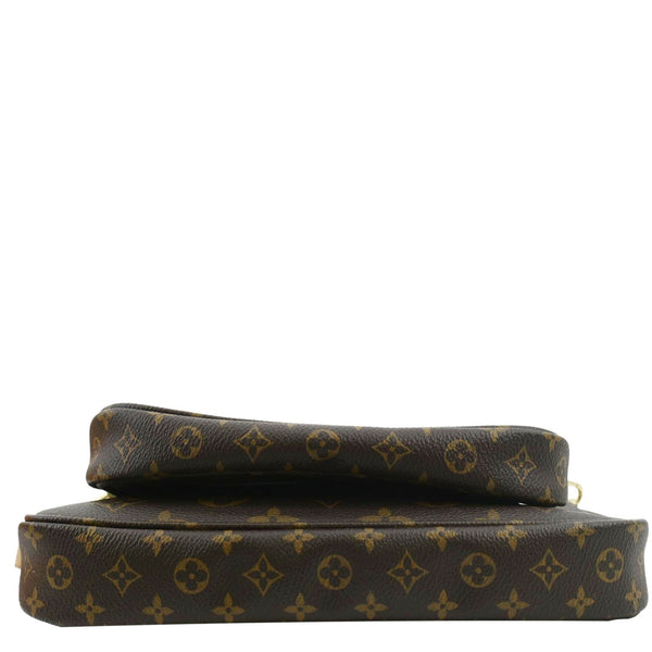 LOUIS VUITTON Multi Pochette Accessoires Monogram Canvas Shoulder Bag Light Pink