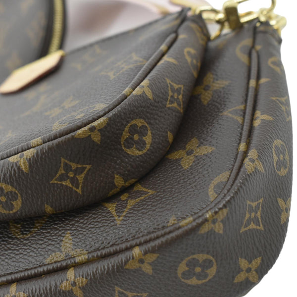 LOUIS VUITTON Multi Pochette Accessoires Monogram Canvas Shoulder Bag Light Pink