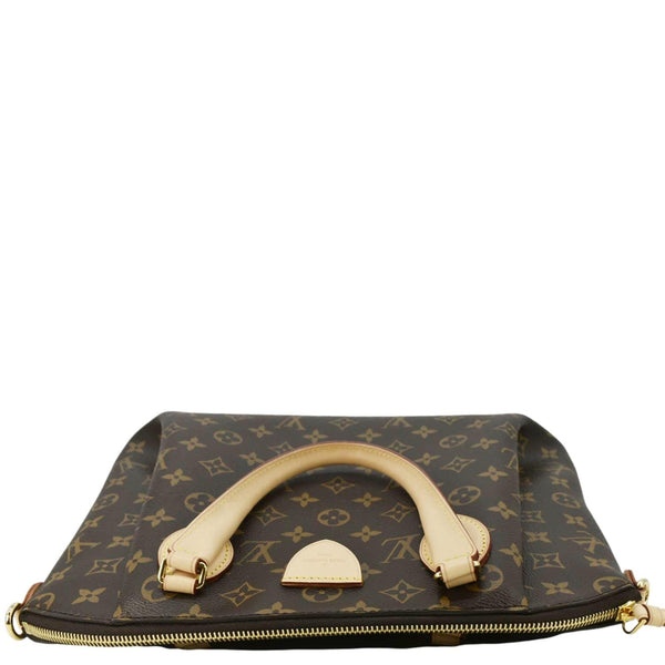 LOUIS VUITTON Rivoli MM Monogram Canvas Shoulder Bag Brown