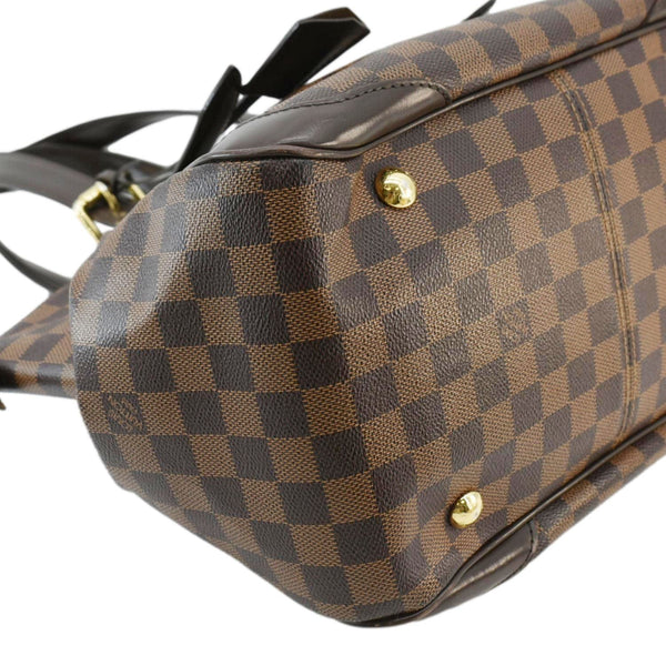 LOUIS VUITTON Verona MM Damier Ebene Shoulder Bag Brown