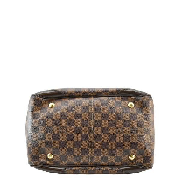 LOUIS VUITTON Verona MM Damier Ebene Shoulder Bag Brown
