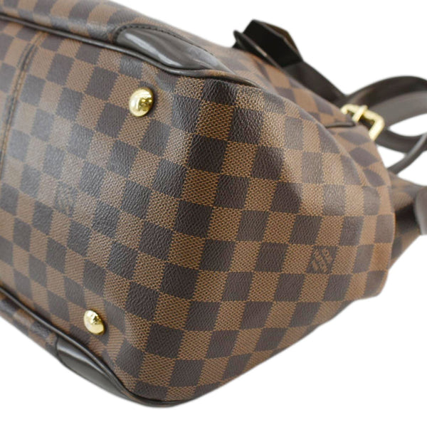 LOUIS VUITTON Verona MM Damier Ebene Shoulder Bag Brown