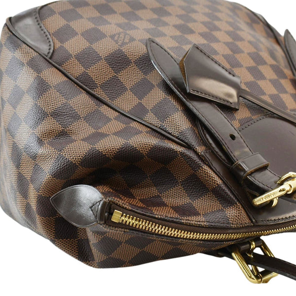 LOUIS VUITTON Verona MM Damier Ebene Shoulder Bag Brown