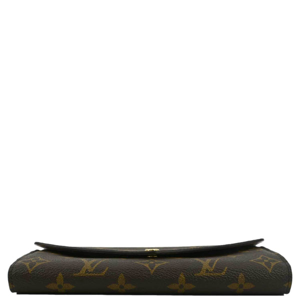 LOUIS VUITTON Sarah Monogram Canvas Wallet Brown