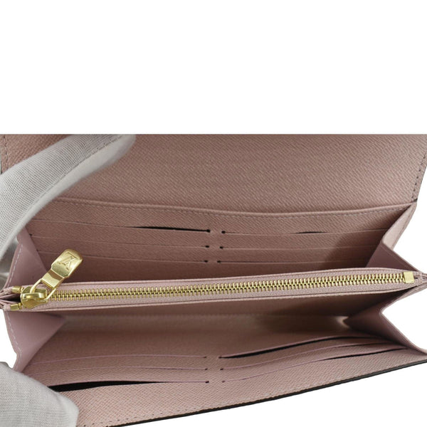 LOUIS VUITTON Sarah Monogram Canvas Wallet Brown