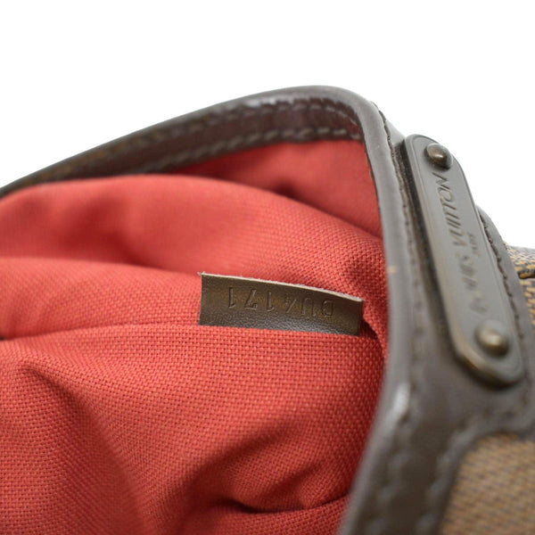 LOUIS VUITTON Bloomsbury PM Damier Ebene Crossbody Bag Brown