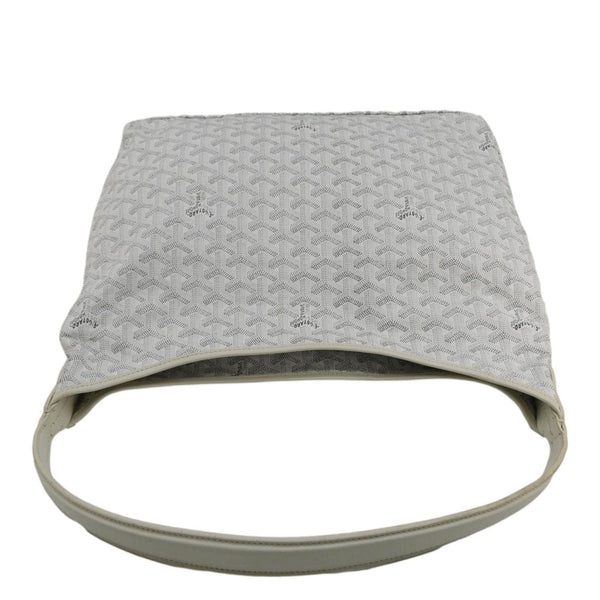 GOYARD Boheme Canvas Hobo Bag White