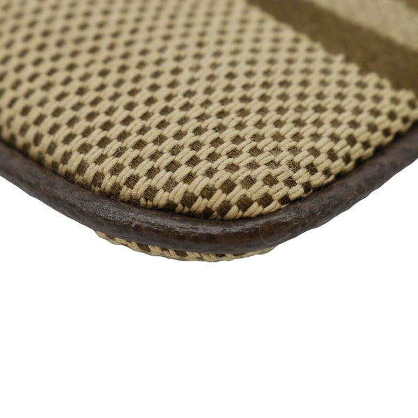 GUCCI Ophidia Jumbo GG Canvas Key Case Beige 671722