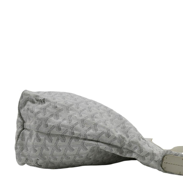 GOYARD Boheme Canvas Hobo Bag White