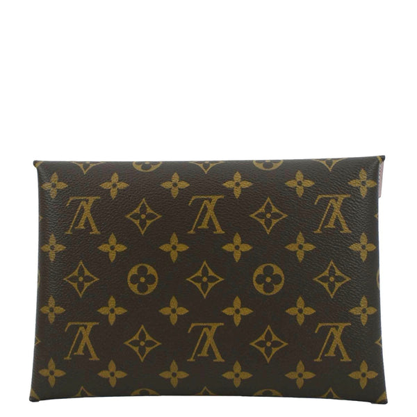 LOUIS VUITTON Kirigami Pochette Large Monogram Canvas Clutch Brown