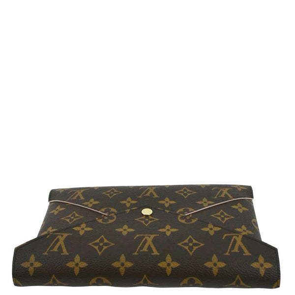 LOUIS VUITTON Kirigami Pochette Large Monogram Canvas Clutch Brown