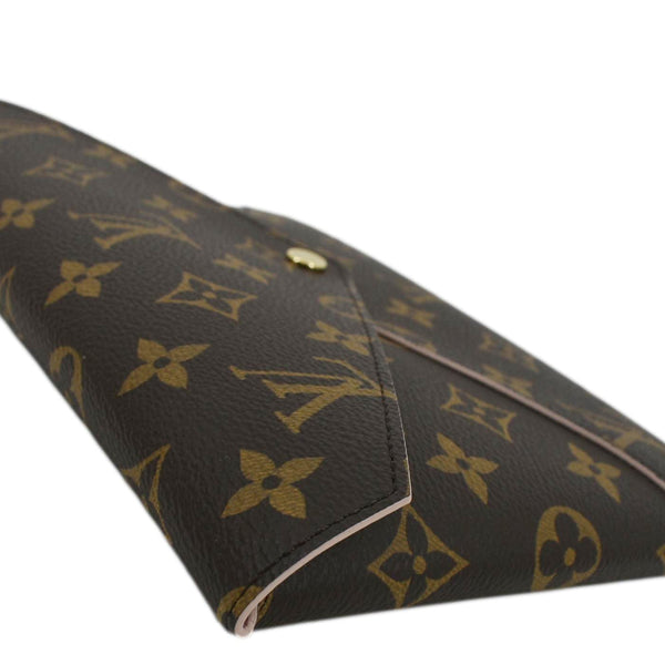 LOUIS VUITTON Kirigami Pochette Large Monogram Canvas Clutch Brown