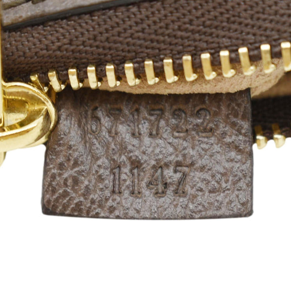 GUCCI Ophidia Jumbo GG Canvas Key Case Beige 671722