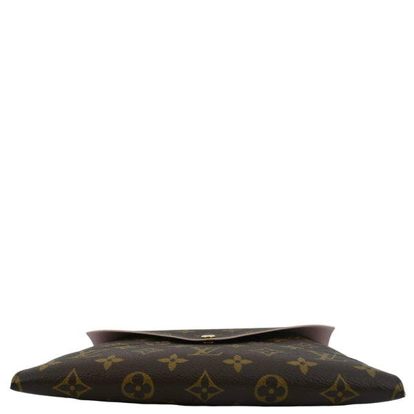 LOUIS VUITTON Kirigami Pochette Large Monogram Canvas Clutch Brown