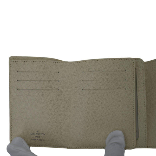 LOUIS VUITTON Koala Damier Azur Wallet White