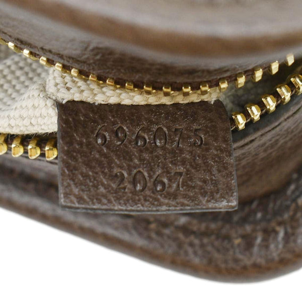 GUCCI Mini Jumbo GG Canvas Crossbody Bag Beige 696075