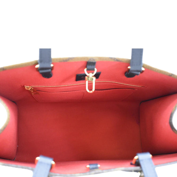 LOUIS VUITTON Onthego MM Giant Monogram Reverse Canvas Tote Bag Brown