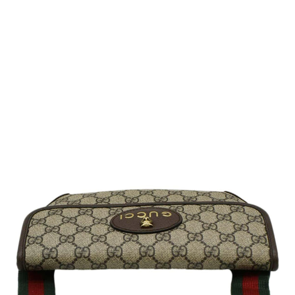 GUCCI Neo Vintage Canvas Belt Bag Beige upper look
