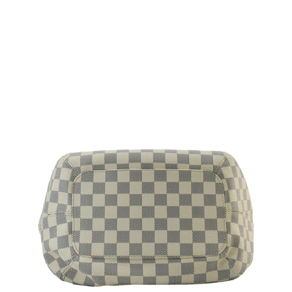 LOUIS VUITTON Salina PM Damier Azur Shoulder Bag White