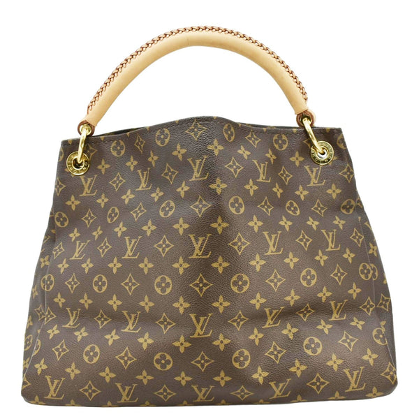 LOUIS VUITTON Artsy MM Monogram Canvas Hobo Shoulder Bag Brown