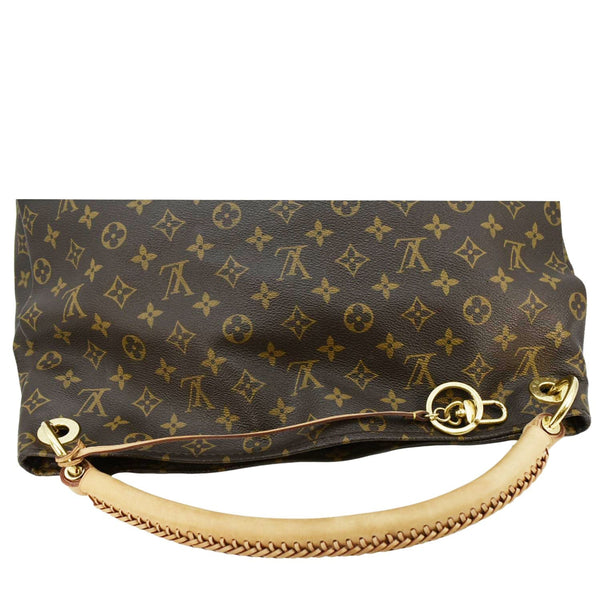 LOUIS VUITTON Artsy MM Monogram Canvas Hobo Shoulder Bag Brown
