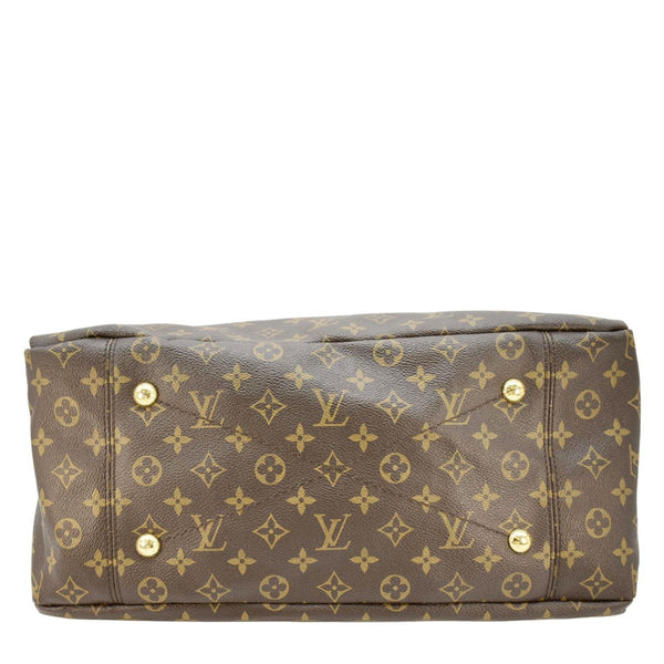 LOUIS VUITTON Artsy MM Monogram Canvas Hobo Shoulder Bag Brown