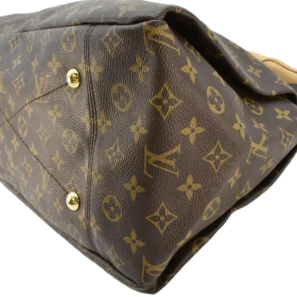 LOUIS VUITTON Artsy MM Monogram Canvas Hobo Shoulder Bag Brown