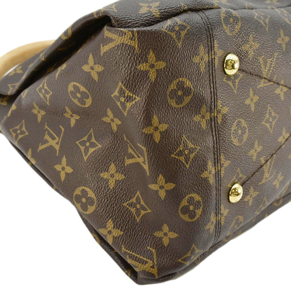 LOUIS VUITTON Artsy MM Monogram Canvas Hobo Shoulder Bag Brown