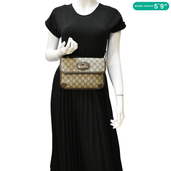 GUCCI Neo Vintage Canvas Belt Bag Beige dummy look