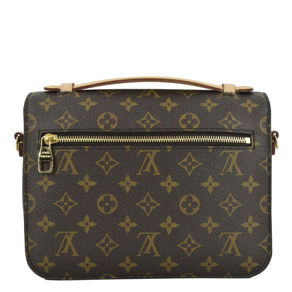 LOUIS VUITTON Metis Pochette Monogram Canvas Crossbody Bag Brown
