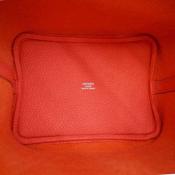 HERMES Picotin Lock 18 Taurillon Clemence Leather Hobo Bag Light Pink