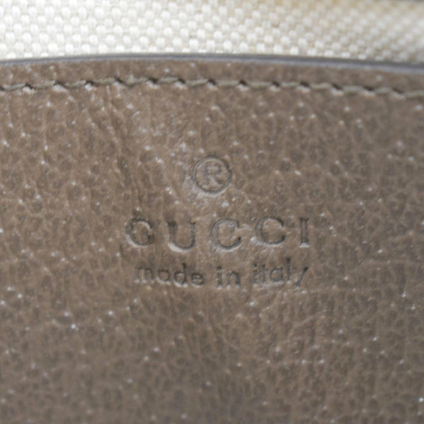 GUCCI Ophidia Web Small GG Supreme Canvas Shoulder Bag Beige 735132