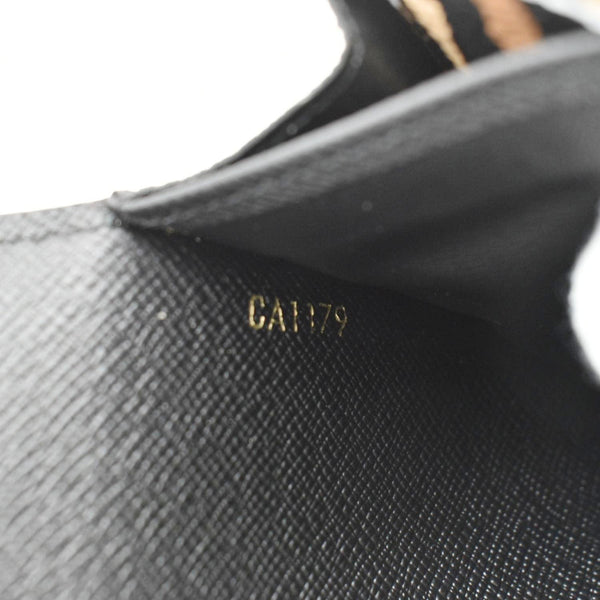 LOUIS VUITTON Giant Jungle Sarah Leather Wallet Black