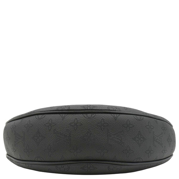 LOUIS VUITTON Baia MM Perforated Mahina Leather Shoulder Bag Black