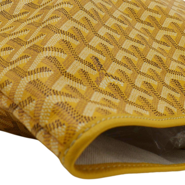 GOYARD Saint Louis PM Chevron Print Canvas corner look