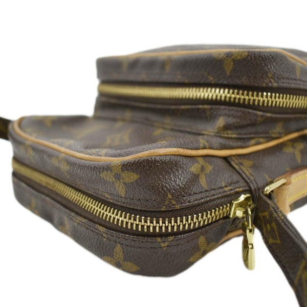 LOUIS VUITTON Amazone Monogram Canvas Crossbody Bag Brown