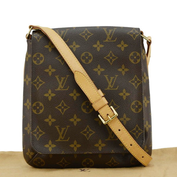 LOUIS VUITTON Musette Salsa Monogram Canvas Shoulder Bag Brown
