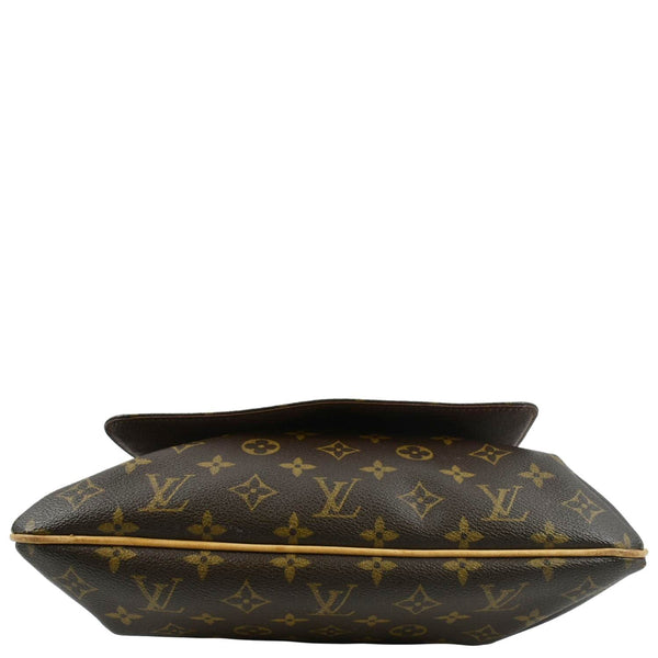 LOUIS VUITTON Musette Salsa GM Monogram Canvas Crossbody Bag Brown