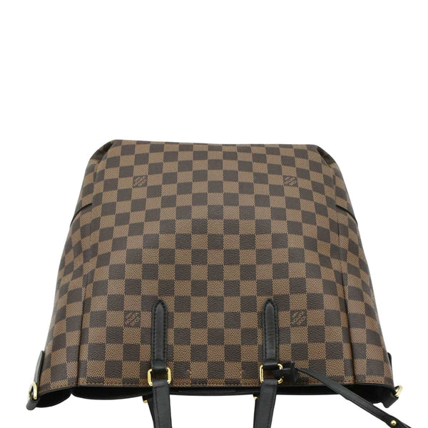 LOUIS VUITTON Brown Shoulder Bag back titt look
