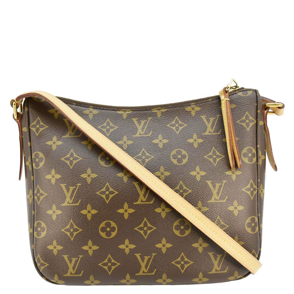 LOUIS VUITTON Mabillon Monogram Canvas Shoulder Crossbody Bag Brown