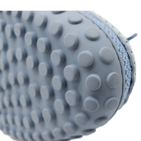 LOUIS VUITTON LV Racer Moccasin Perforated Leather Loafers Light Blue US 10.5