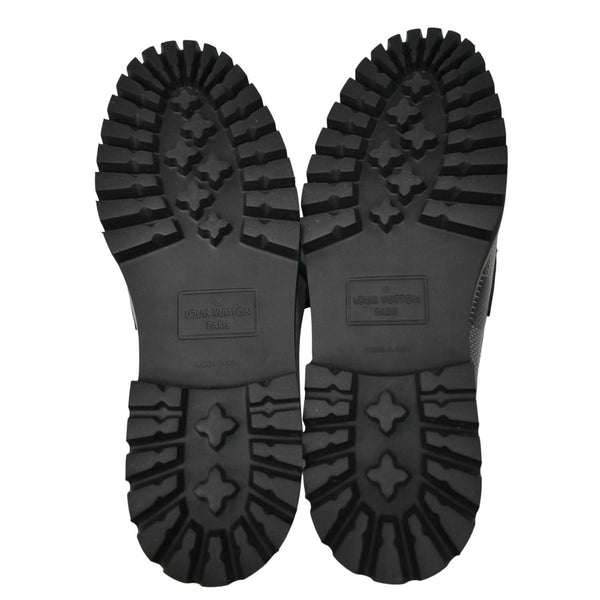 LOUIS VUITTON Major Loafer Damier Graphite Shoes Black US 9