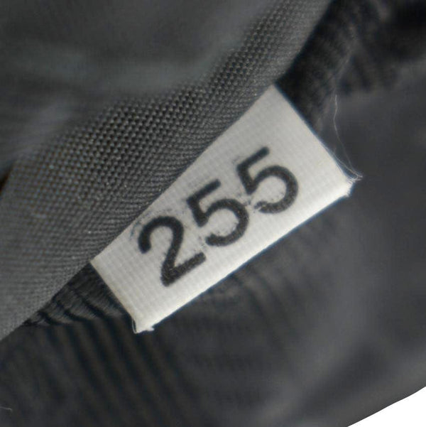 PRADA Double Pocket Mini Nylon Backpack Crossbody Bag Black