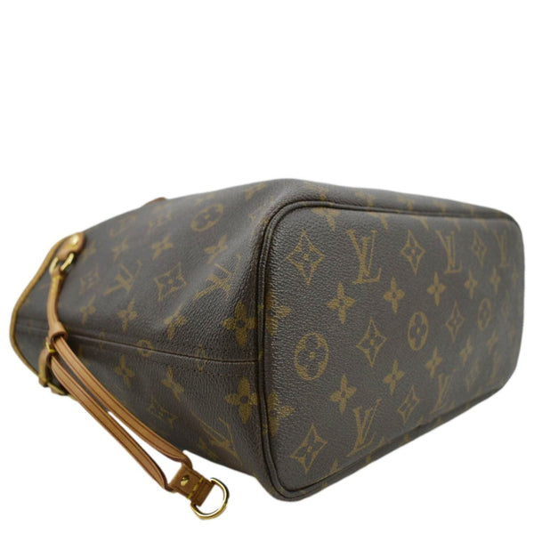 LOUIS VUITTON Neverfull PM Monogram Canvas Tote Bag Brown