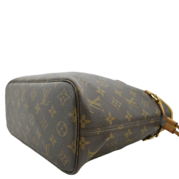 LOUIS VUITTON Neverfull PM Monogram Canvas Tote Bag Brown