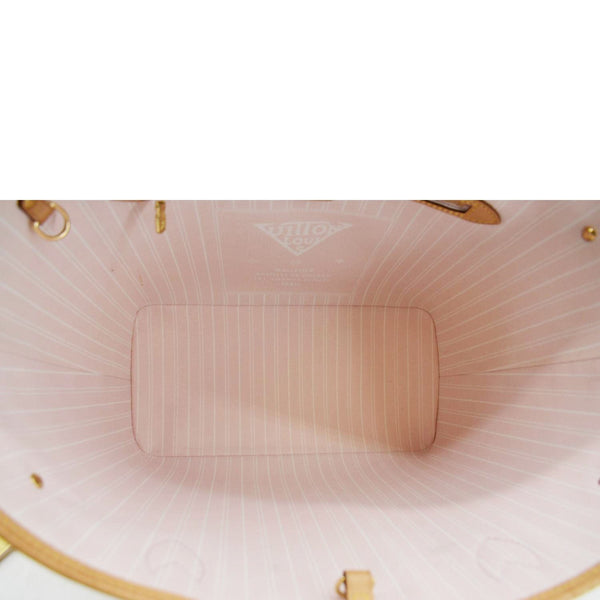 LOUIS VUITTON Neverfull MM By The Pool Monogram Giant Tote Bag Pink