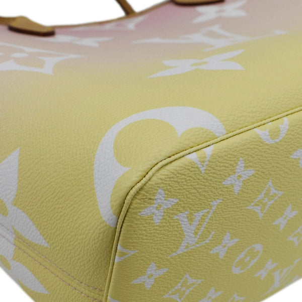 LOUIS VUITTON Neverfull MM By The Pool Monogram Giant Tote Bag Pink
